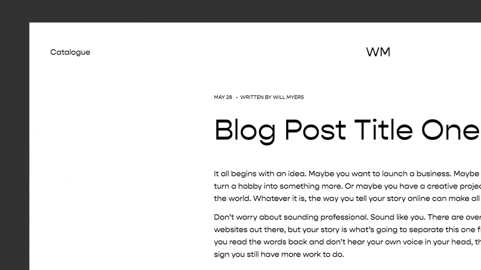 Blog Post Scroll Indicator
