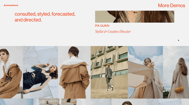 Gallery Section Image Slide On Scroll