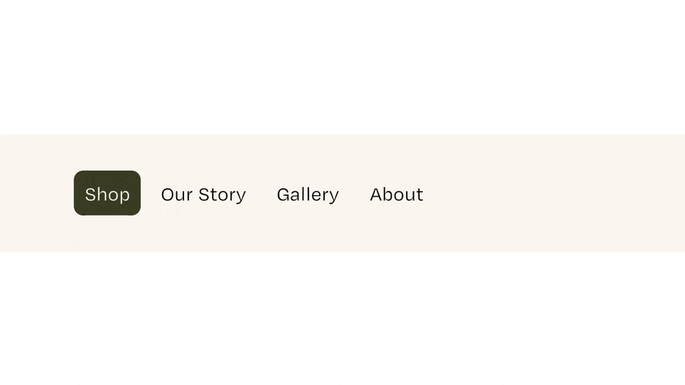 Main Nav Buttons - Pilled