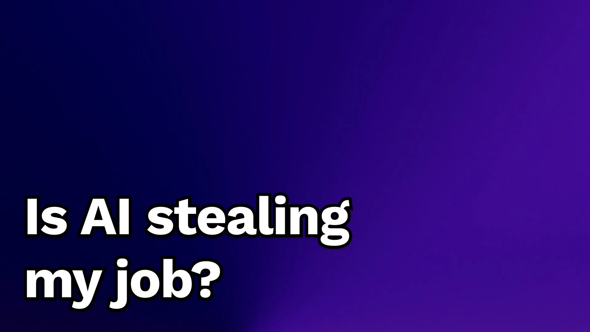 Is Stealing My Job?