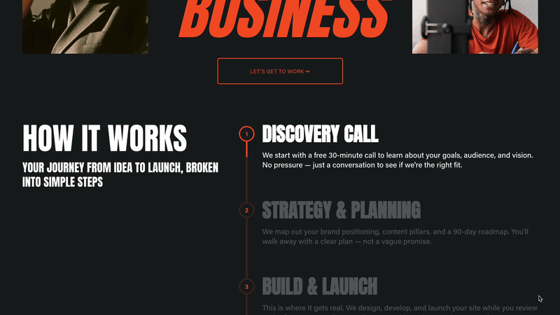 Step Flow Timeline
