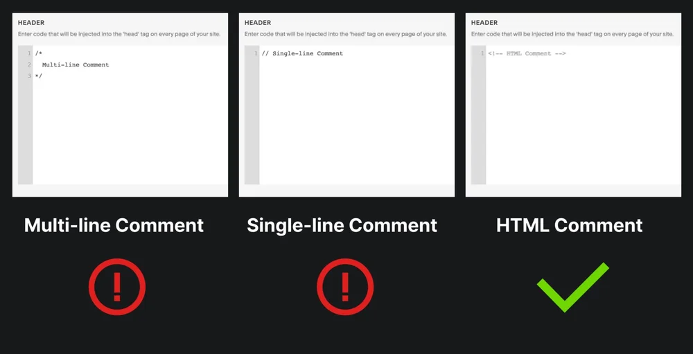 Adding Comments to your Code in Squarespace | Will Myers | Squarespace ...