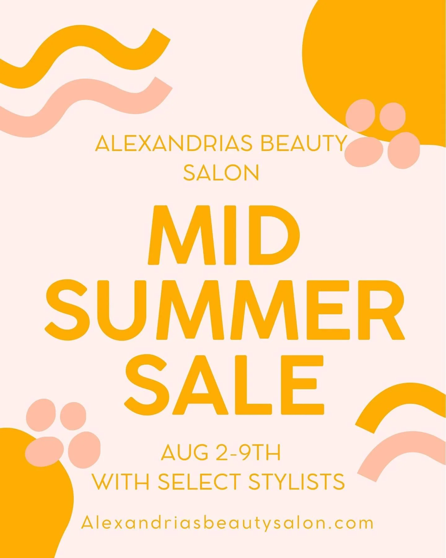 ☀️Who&rsquo;s ready for a Mid Summer pick me up?☀️
We want to offer you a little sale to get you through the rest of summer. Make an appointment with @hair_by_emilyanne @beautyby._leah or at @byrileyann August 2-9 and receive a percentage off! 
25% o