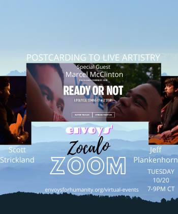 Zocalo Zoom - Postcarding To Live Artistry