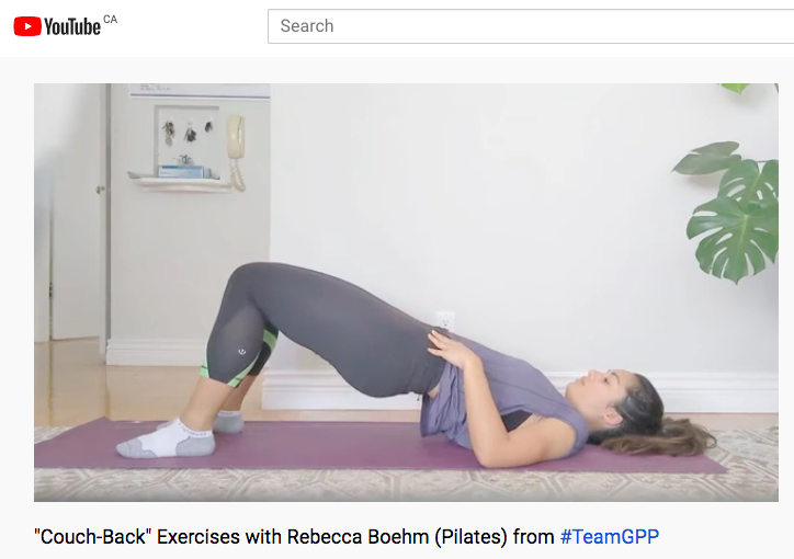 Home Exercises - April 2020