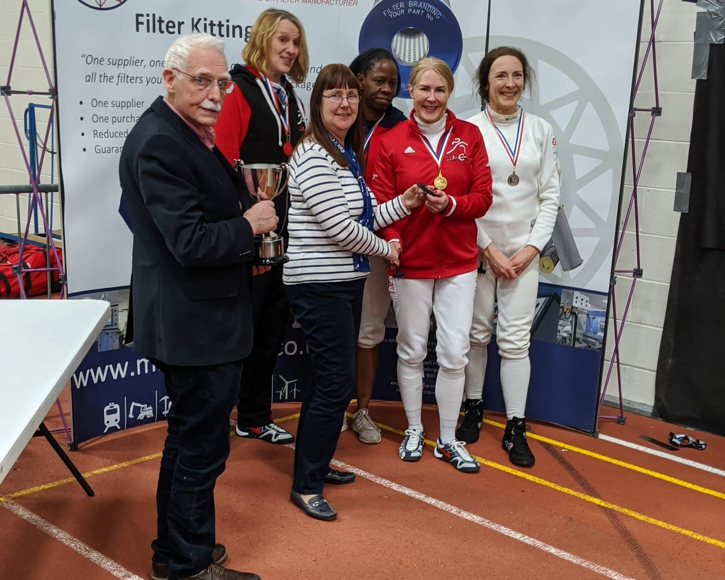 Sue Brooks Presents Medal