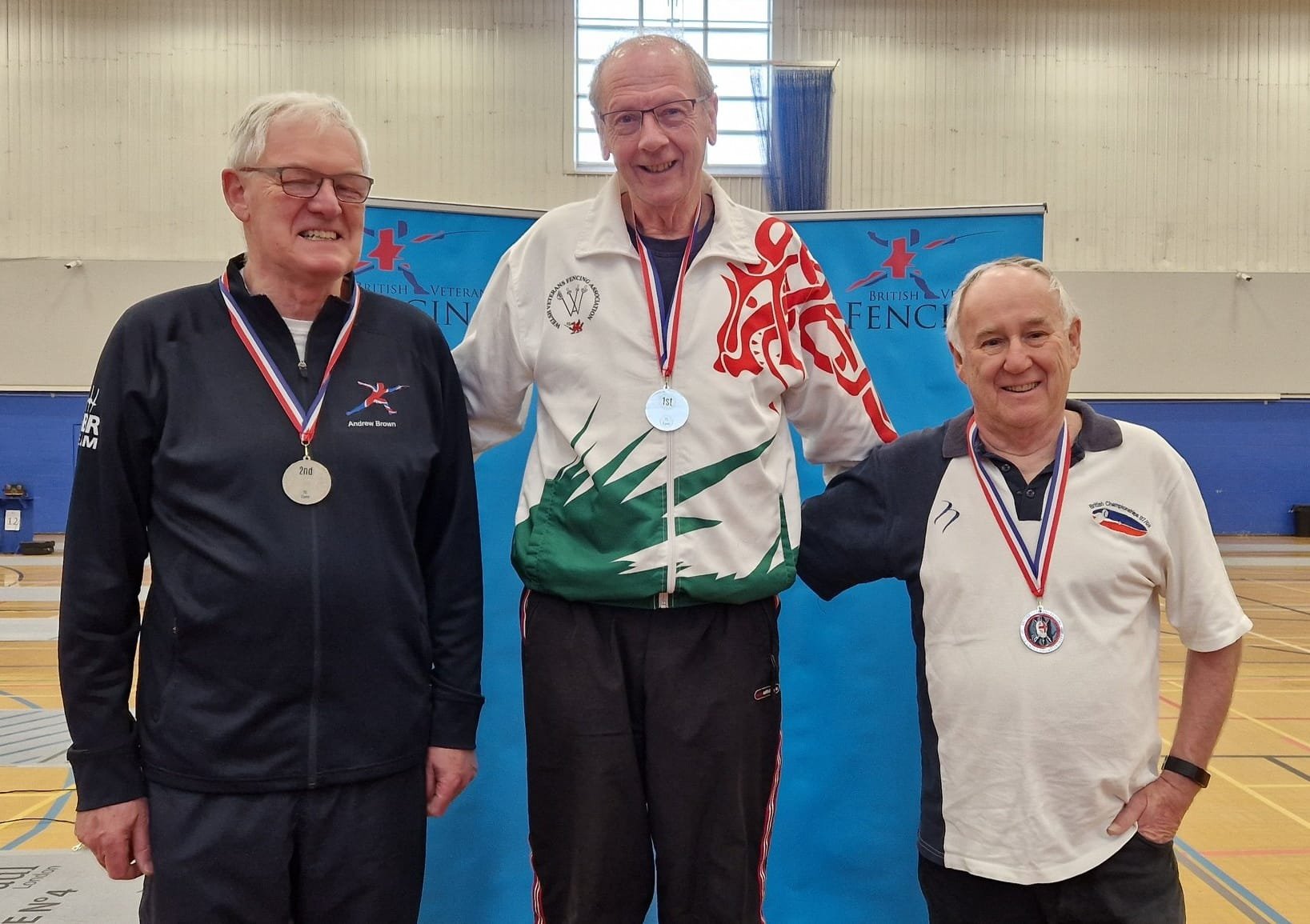 Members out in force at the British Veterans Fencing Age Group Competition.