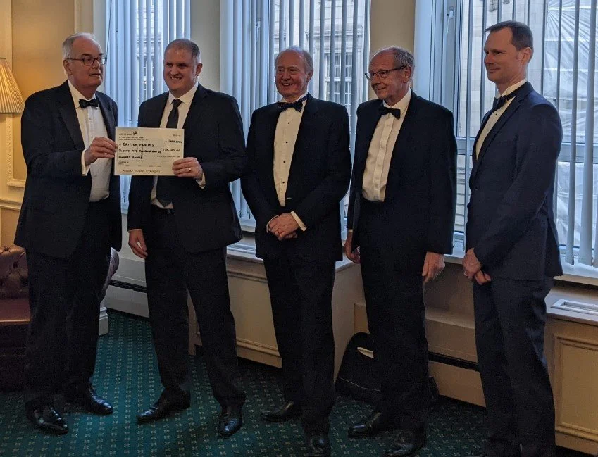 Epée Club hands over cheque for £25,600 to British Fencing