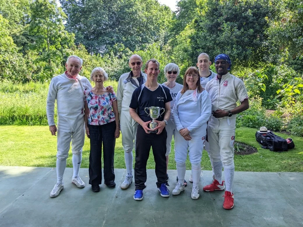 Another sunny and enjoyable afternoon's fencing at Hurlingham.