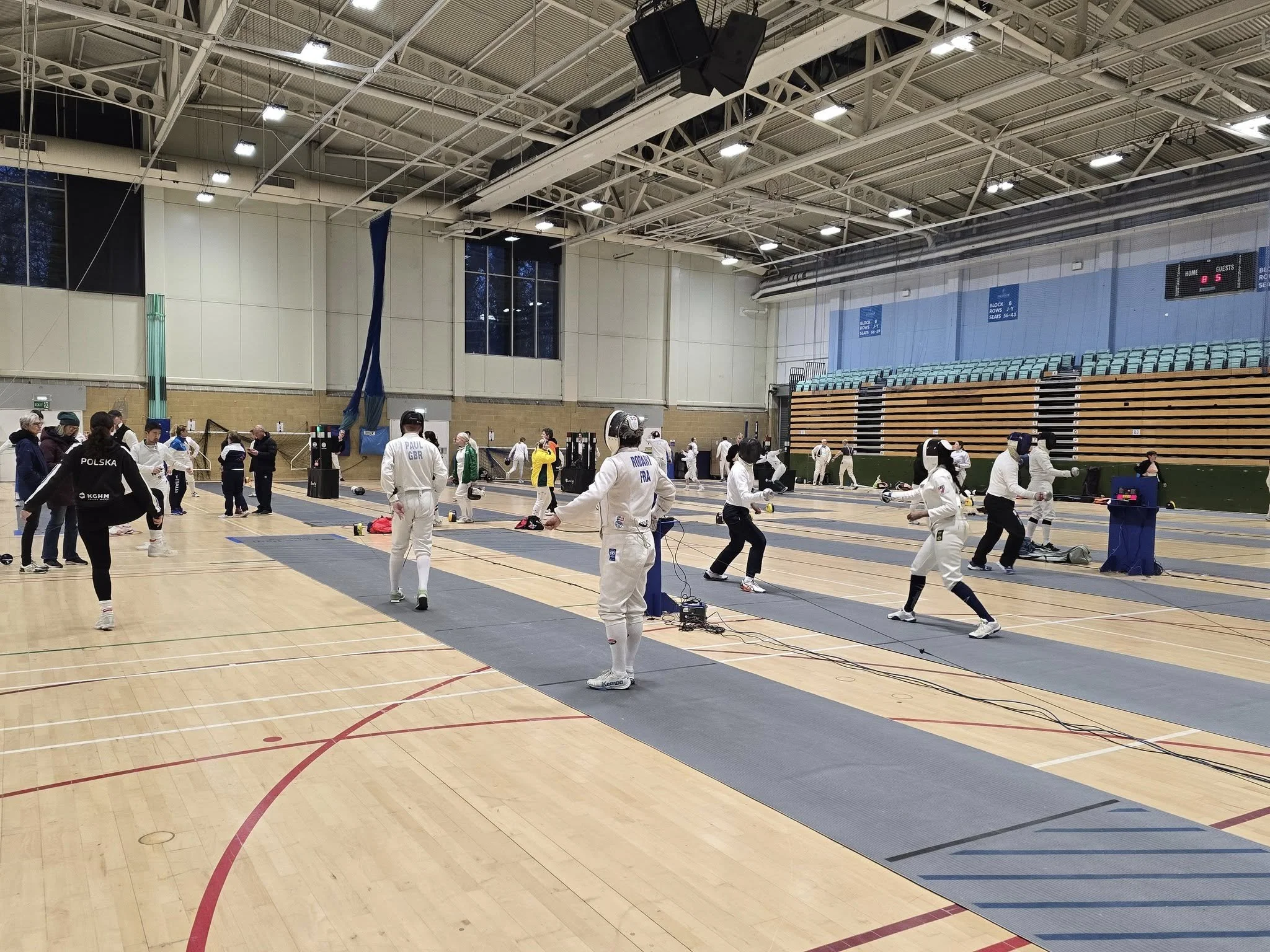 Members out in force at Guildford International Veterans Competition.