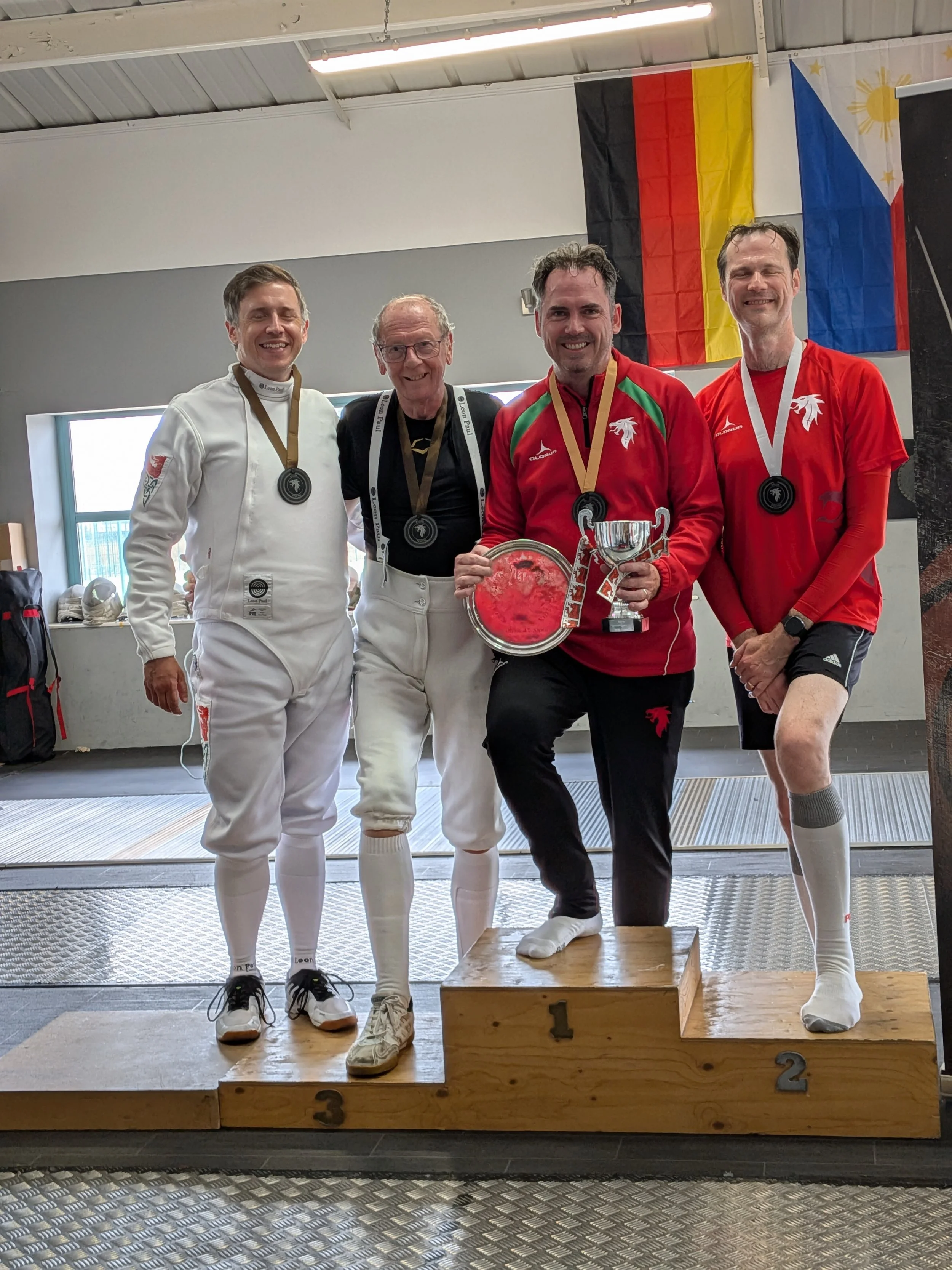 EPEE CLUB MEMBERS DOMINATE WELSH VETERANS CHAMPIONSHIPS