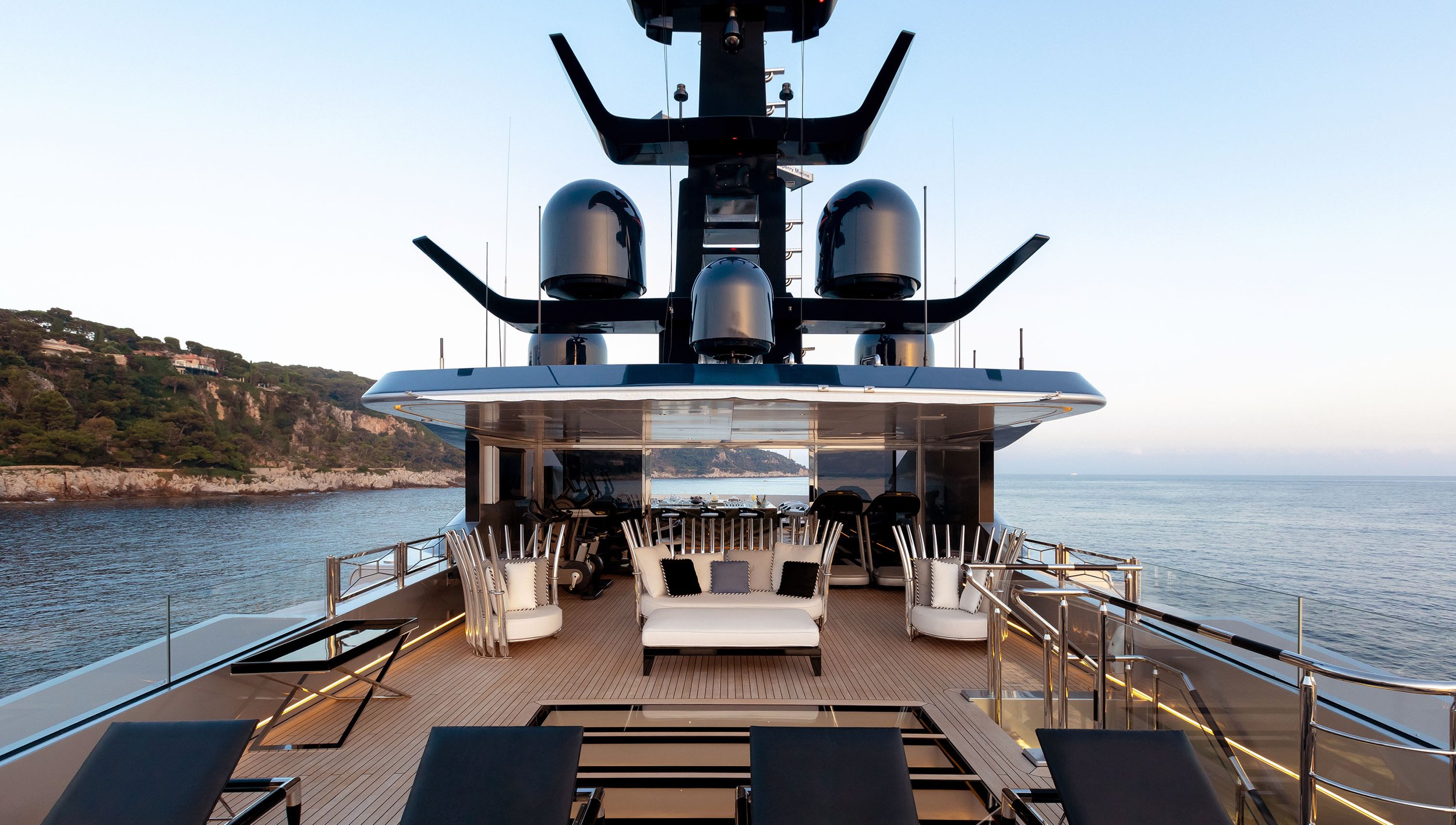 Full bleed image of one of C&N superyachts