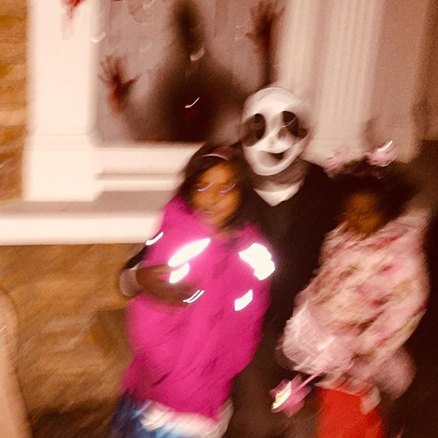 We go all out here. So many ghosts in our &lsquo;hood, so I channeled the spirit of #GhostFaceKillah from #WuTangClan ! #FelizHalloween #IntentionallyFuzzyPic