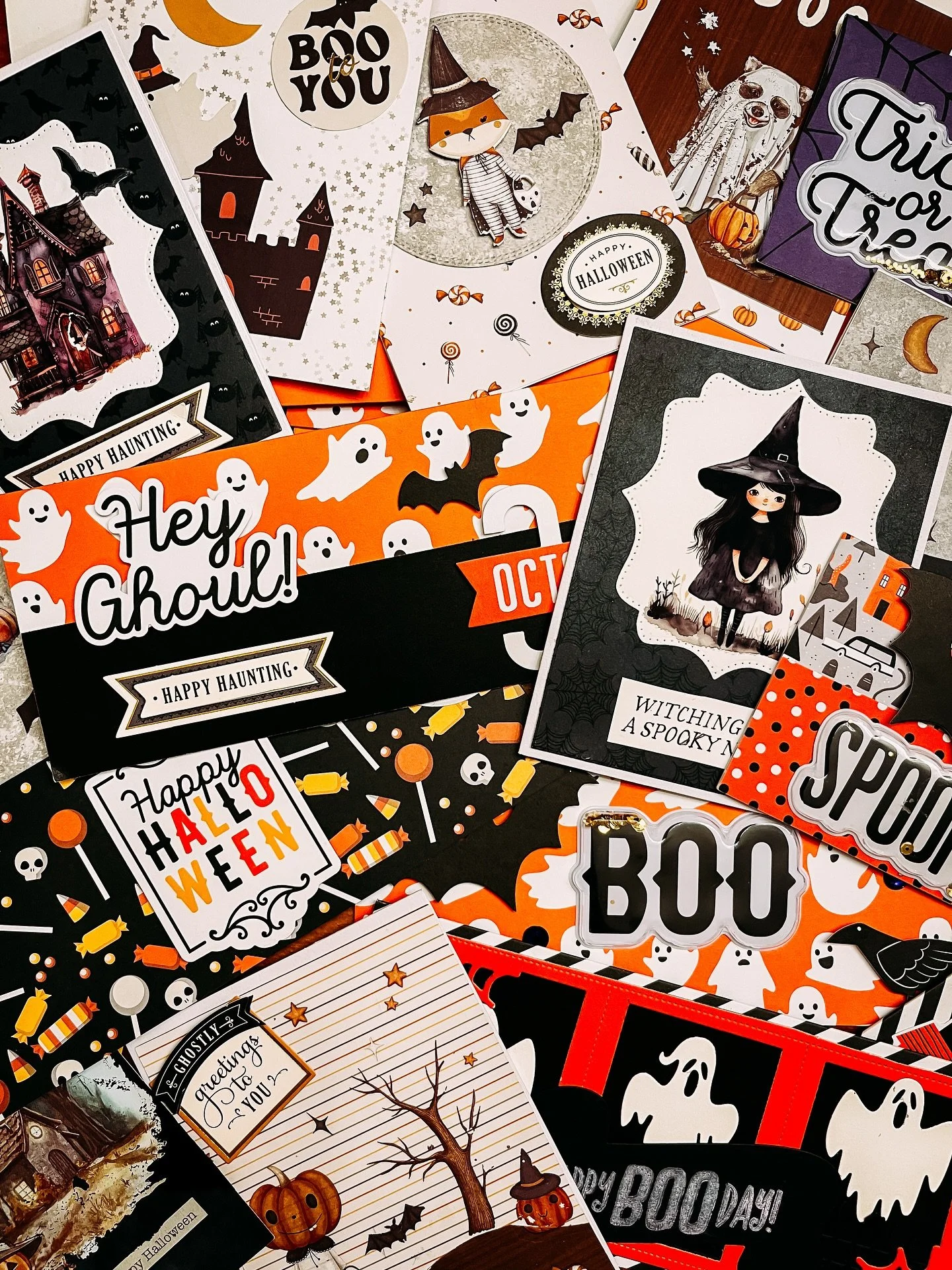 👻🎃 🧙Halloween Party prep is underway at Tommy Strong!
These spooktacular handmade cards from Custom Cards by @bethanyapel will help make our Halloween party extra special for the inpatient children at Joseph M. Sanzari Children&rsquo;s Hospital! 
