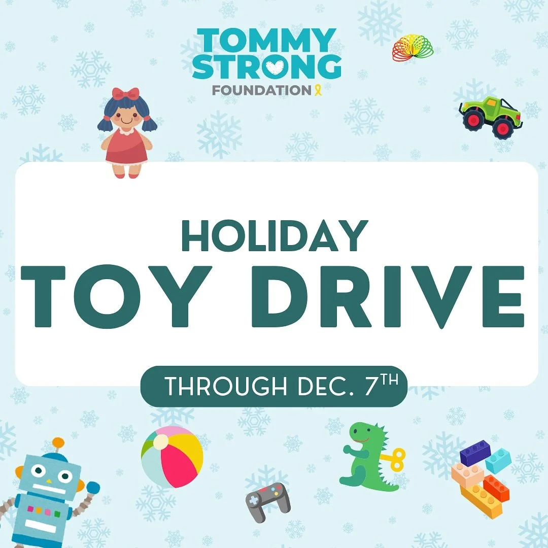 The Tommy Strong Foundation&rsquo;s 6th annual Holiday Toy Drive is kicking off with our online shopping wishlist. This year, we have FIVE locations in the Northeast that we will be donating toys to!

We&rsquo;re collecting NEW, UNWRAPPED toys and ga