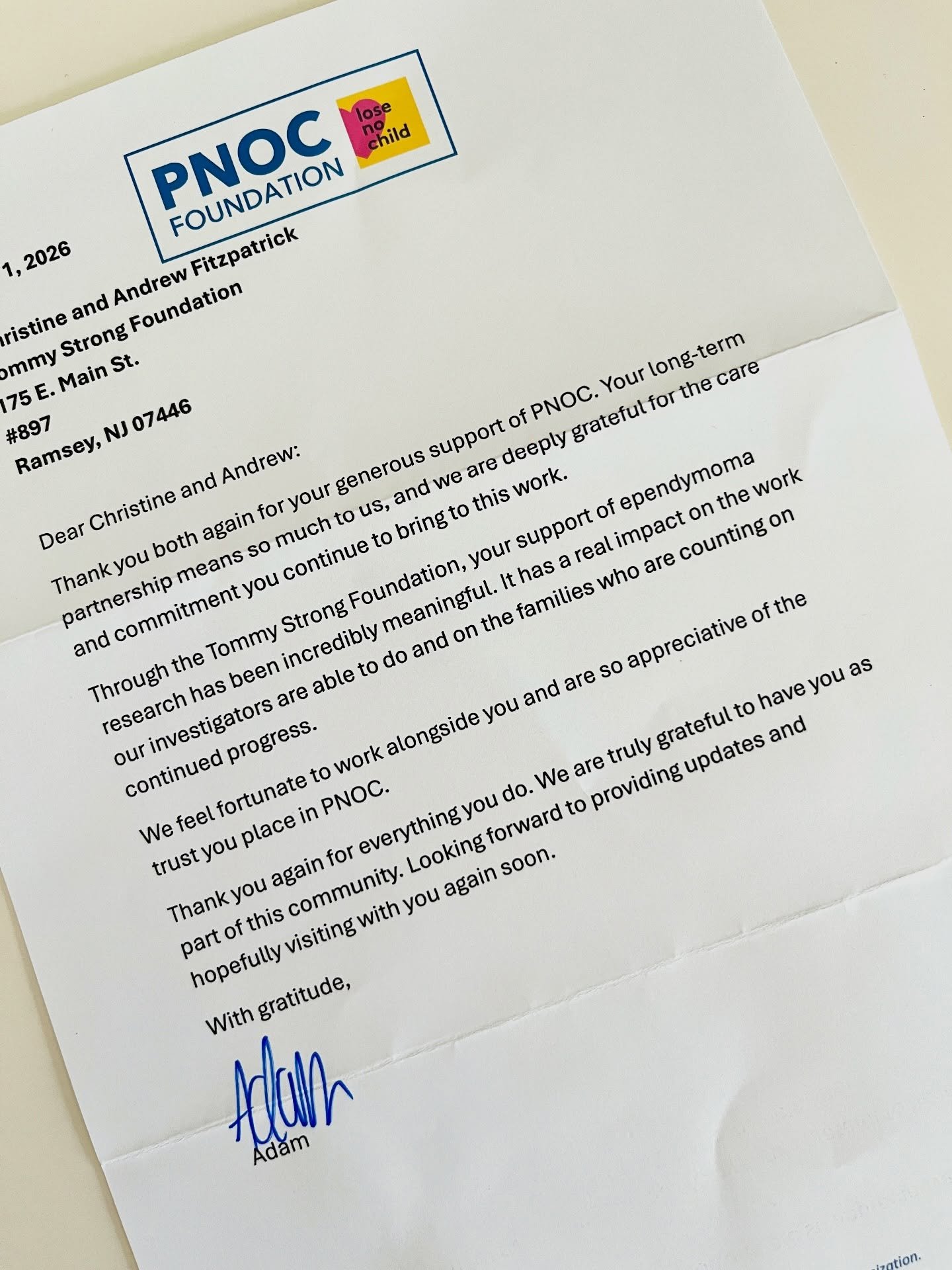 We are incredibly grateful for our long-term partnership with the PNOC Foundation @pnocfoundation and their dedication to finding better, safer treatments for children with brain cancer.

For those who have been with us since the beginning, you know 