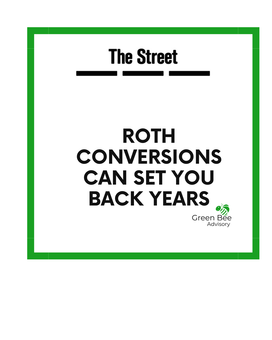 text - roth conversions can set you back years