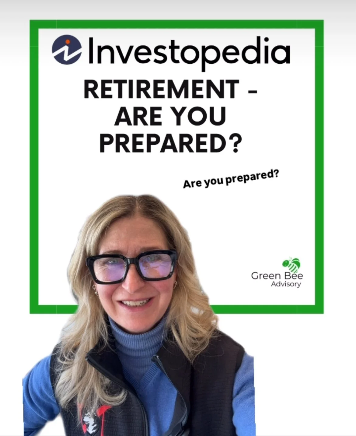 woman talking about retirement