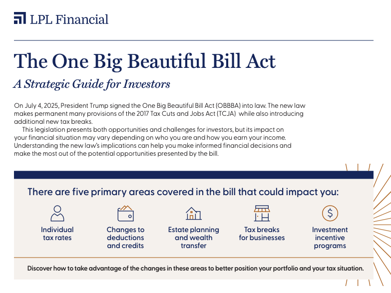 Investor Guide to the One Big Beautiful Bill Act (OBBBA)