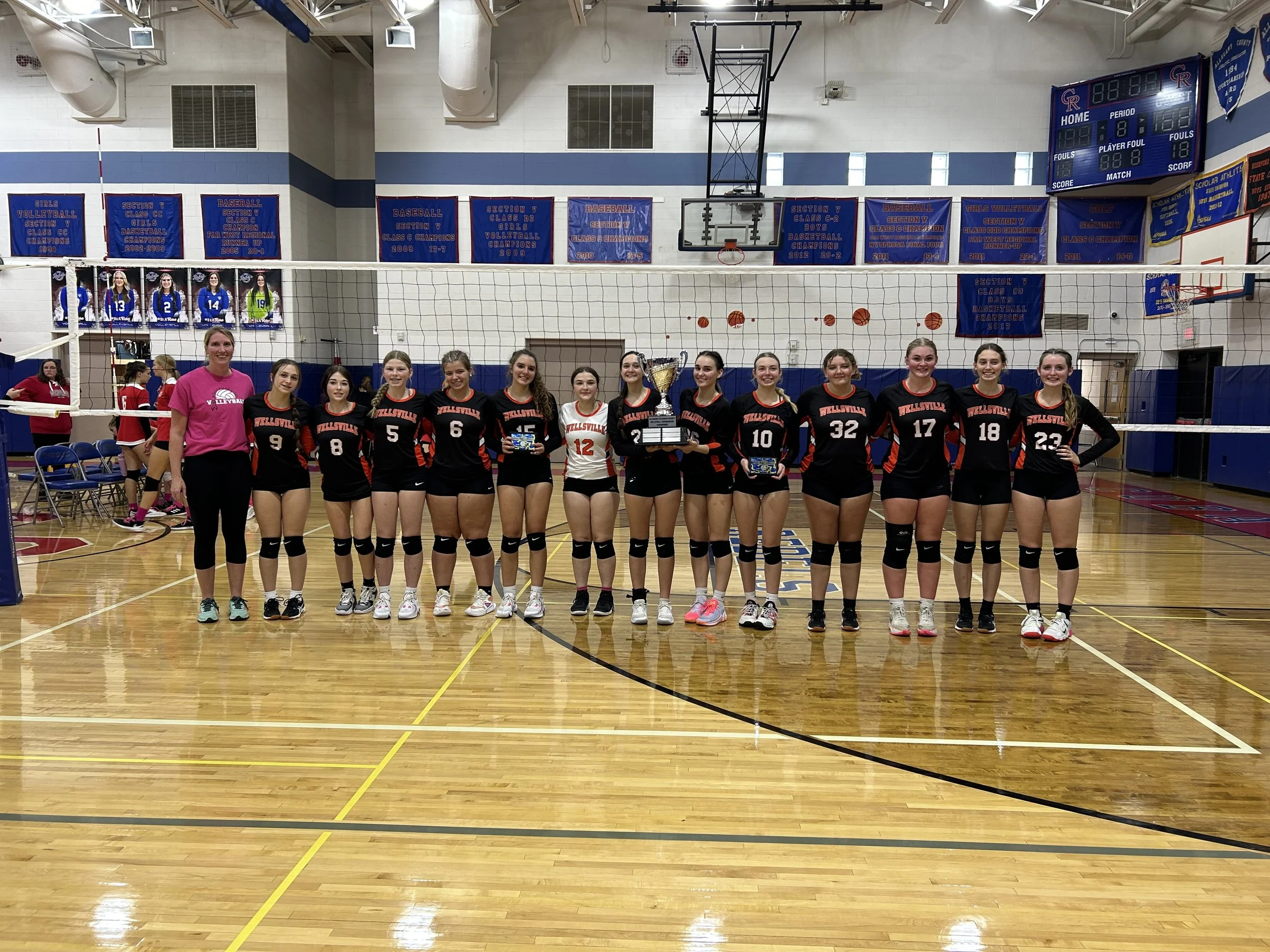 PHOTOS: Wellsville girls volleyball defeats B-R to claim Allegany/Steuben County Championship in Cuba; Stuck named MVP, Adams earns All-Tourney nod