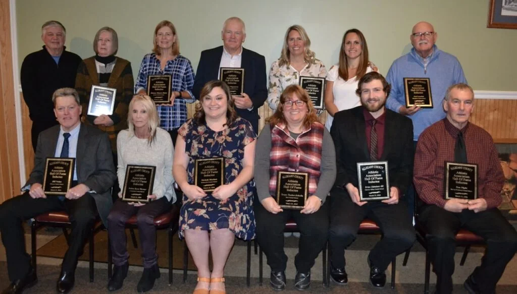 Fillmore’s Nolan, Friendship’s Warner highlight 11 new inductees into Allegany County Sports Hall of Fame’s 20th induction at Off Duty in Belmont this past weekend