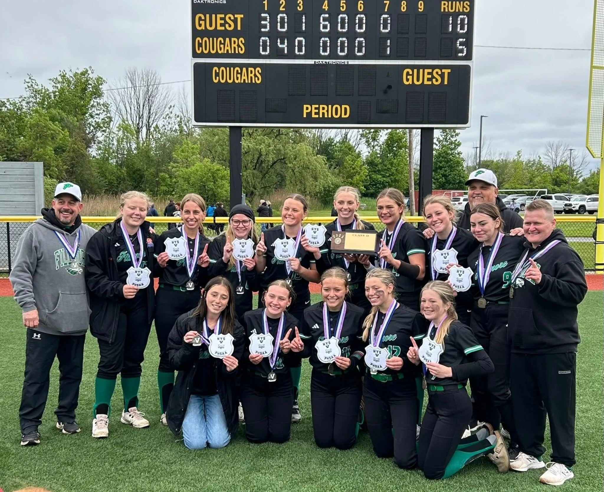 WHERE EAGLES DARE: Ross jacks 1st inning homer, bats flip switch on 4th inning power surge to aid Fillmore’s 1st ever Section V softball title, roll past No. 2 Keshequa in Class D Finals with 10-5 win