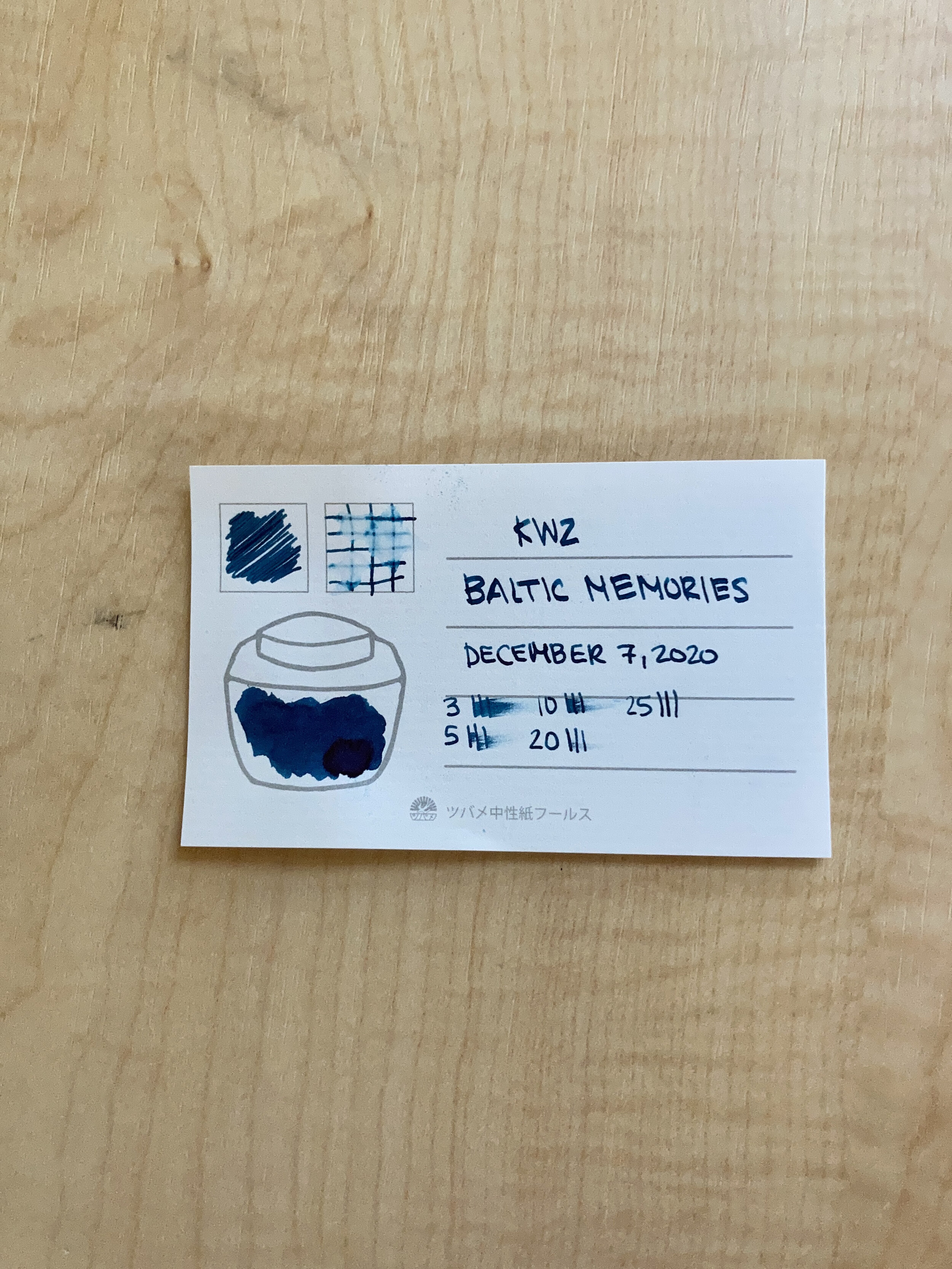 Ink Review 497 KWZ Standard Baltic Memories — Fountain Pen Pharmacist