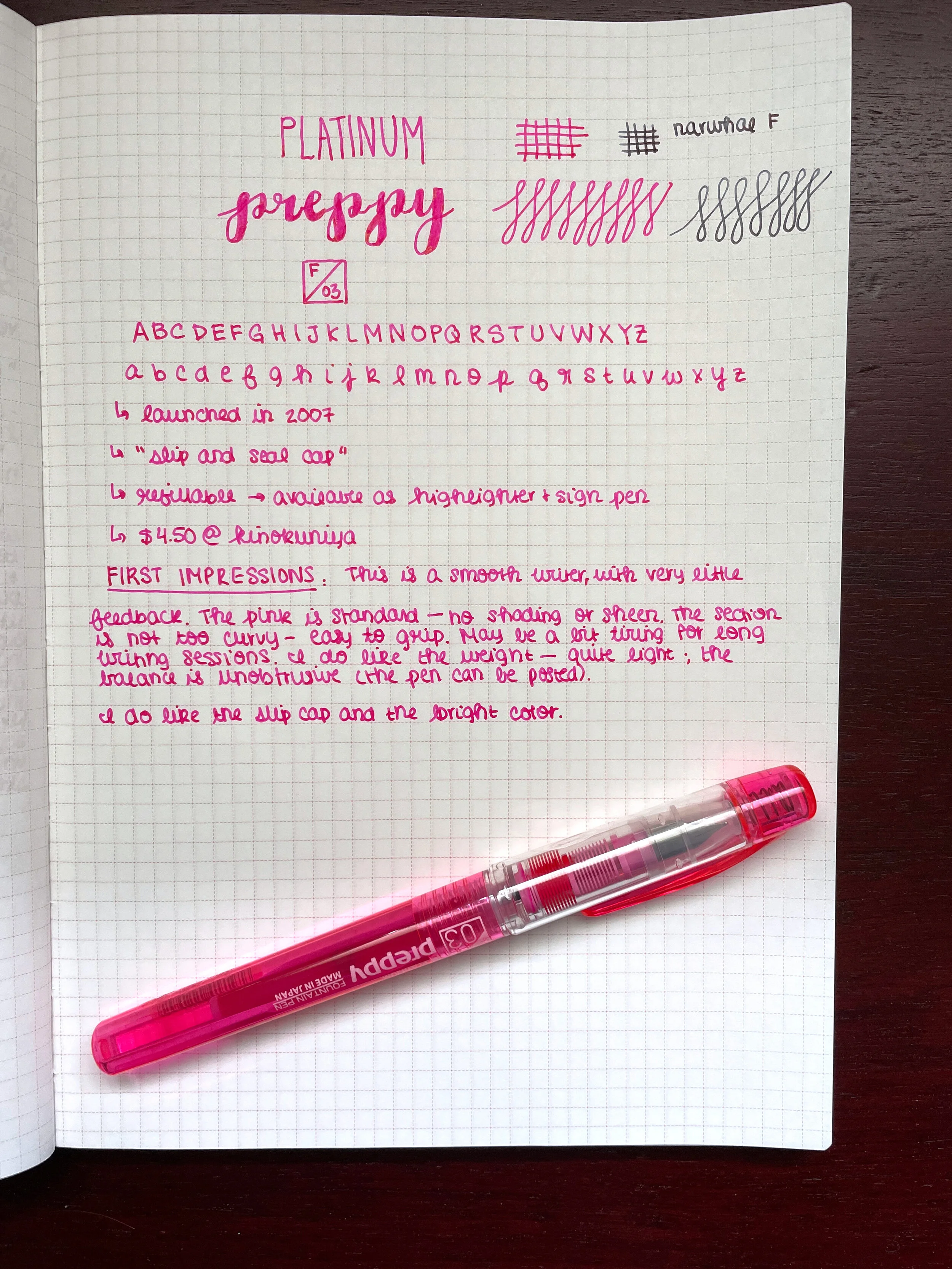 Pen Review: Platinum Preppy 03 — Fountain Pen Pharmacist