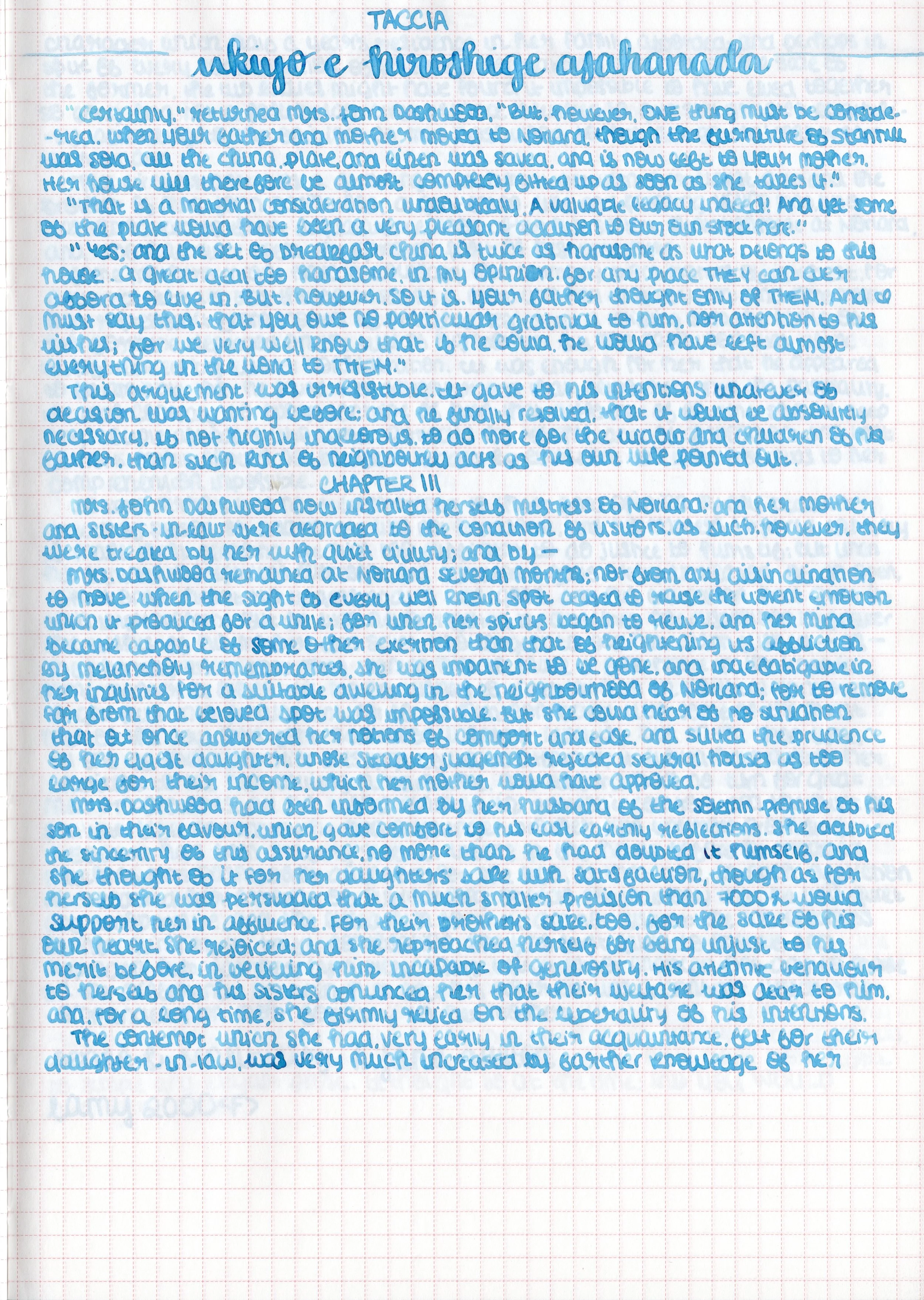 Ink Review 834 Taccia UkiyoE Hiroshige Asahanada — Fountain Pen