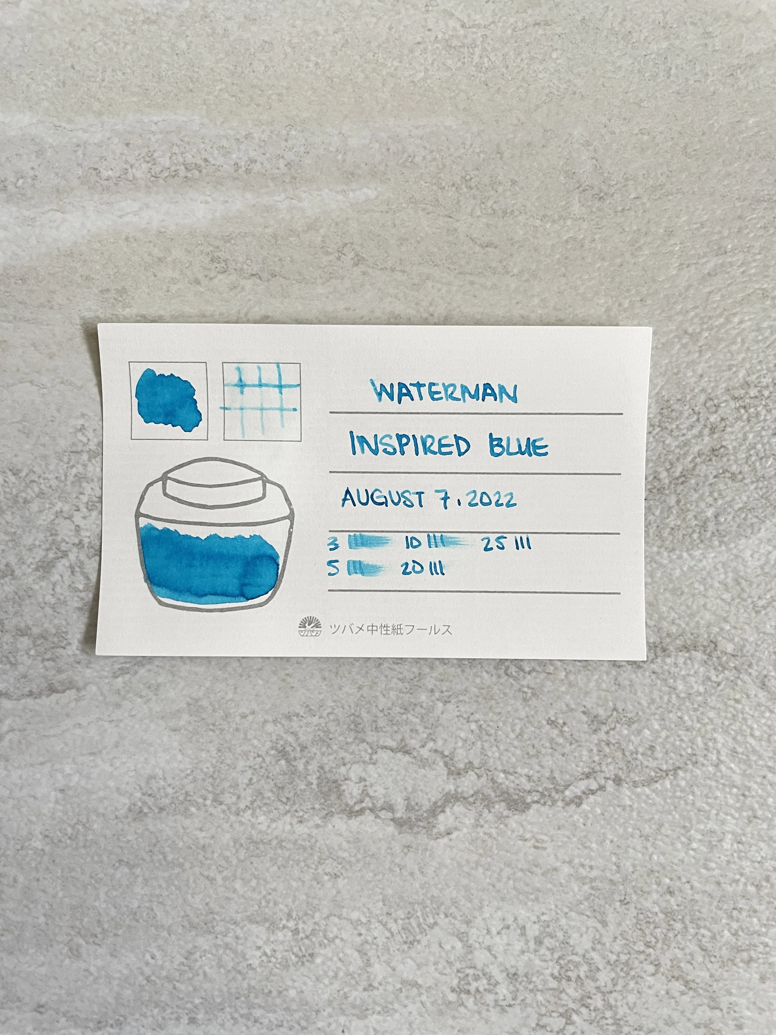 Ink Review 723 Waterman Inspired Blue — Fountain Pen Pharmacist