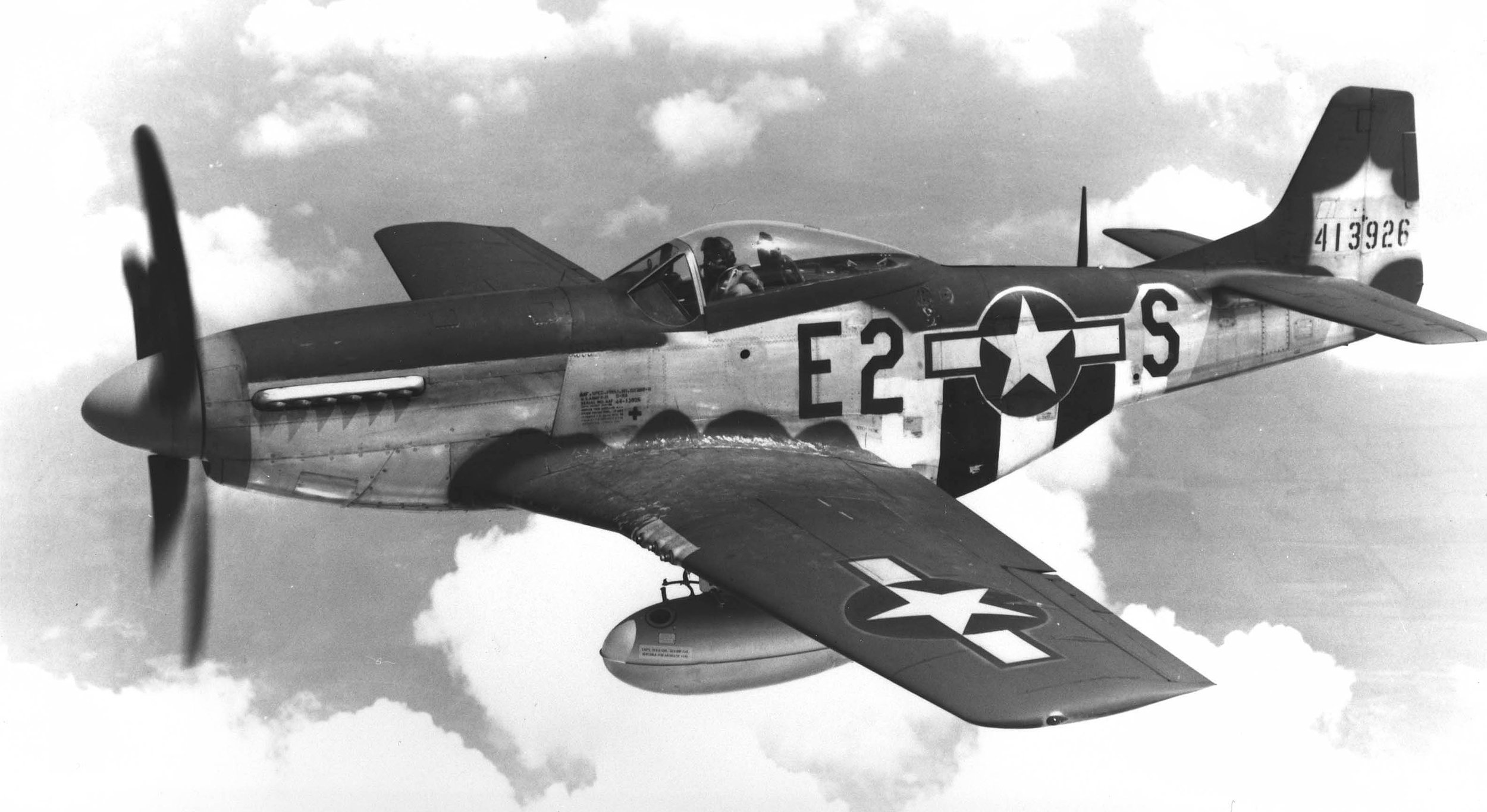 P-51 Mustang with drop tank