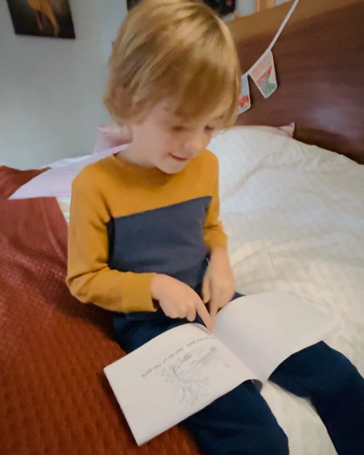 It's been a month and a half of school and my lil five year old Cylas, is no longer interested in screens. He comes home and insists on playing all the games with me and Chris, or reading his sight words, or drawing letters on the chalk board, or bal