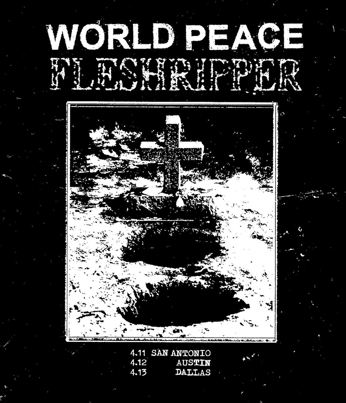 Fleshripper dates with @worldfuckingpeace this April. Masters for their upcoming 7&rdquo; are in, details coming soon&hellip;