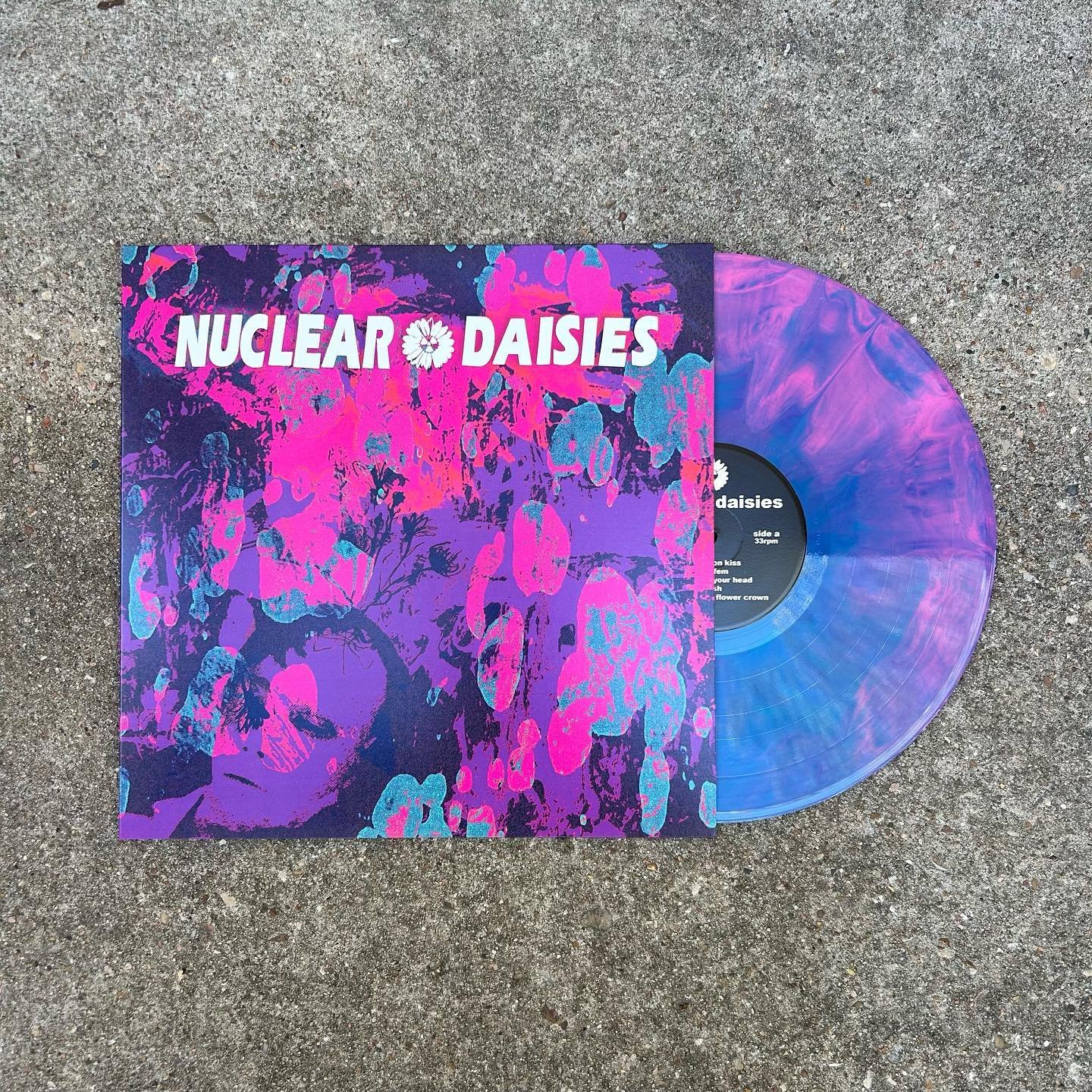 Stoked to finally bring you the @nukedaisiesnow debut on 12&rdquo; vinyl, limited to 100 on blue, pink &amp; purple clash (available online only) and 200 on black. The band will have 12&rdquo; and cassette copies on their upcoming tour&hellip;

Link 