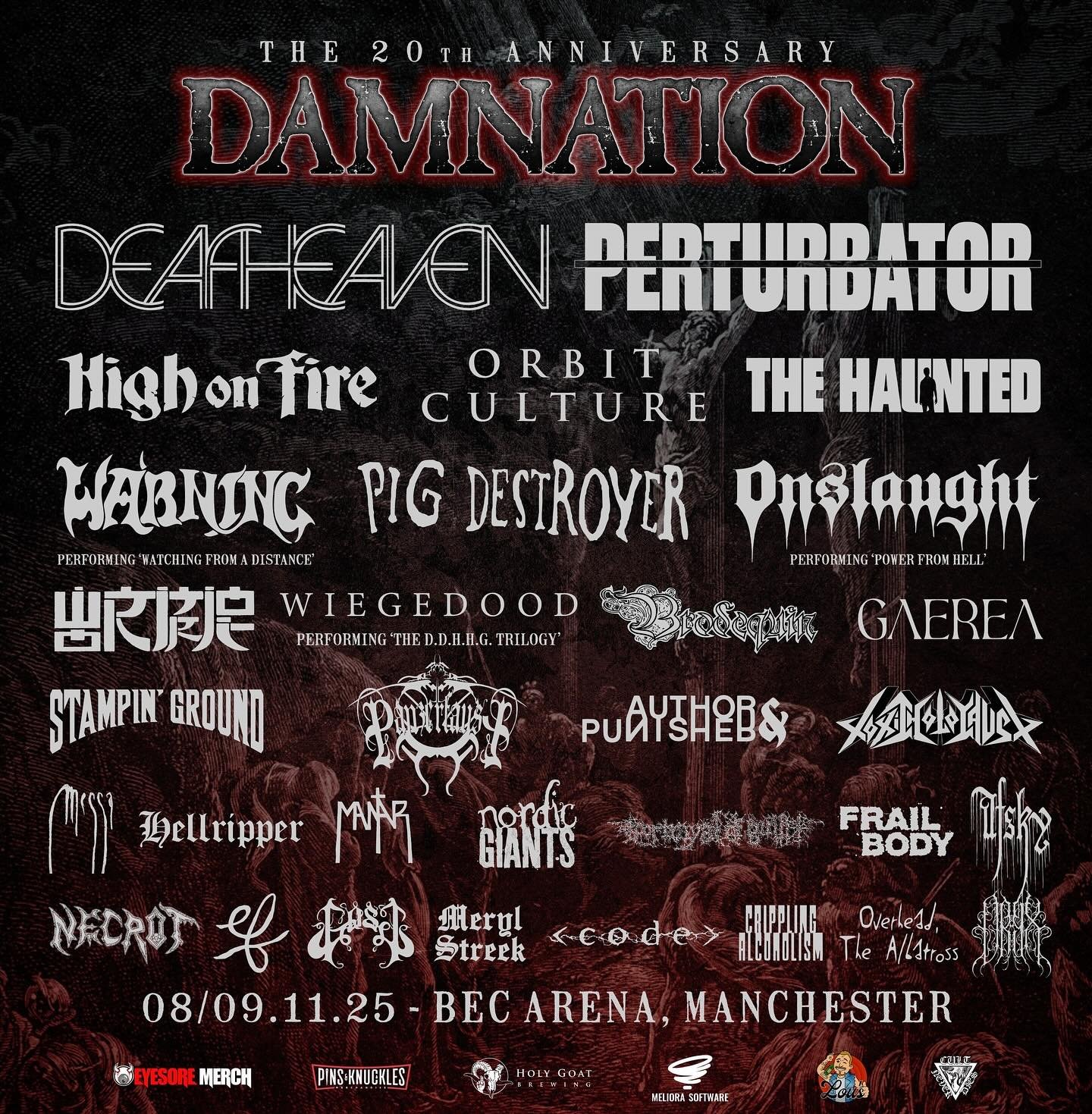 We have been added to @damnationfestival.

More European dates coming soon&hellip;