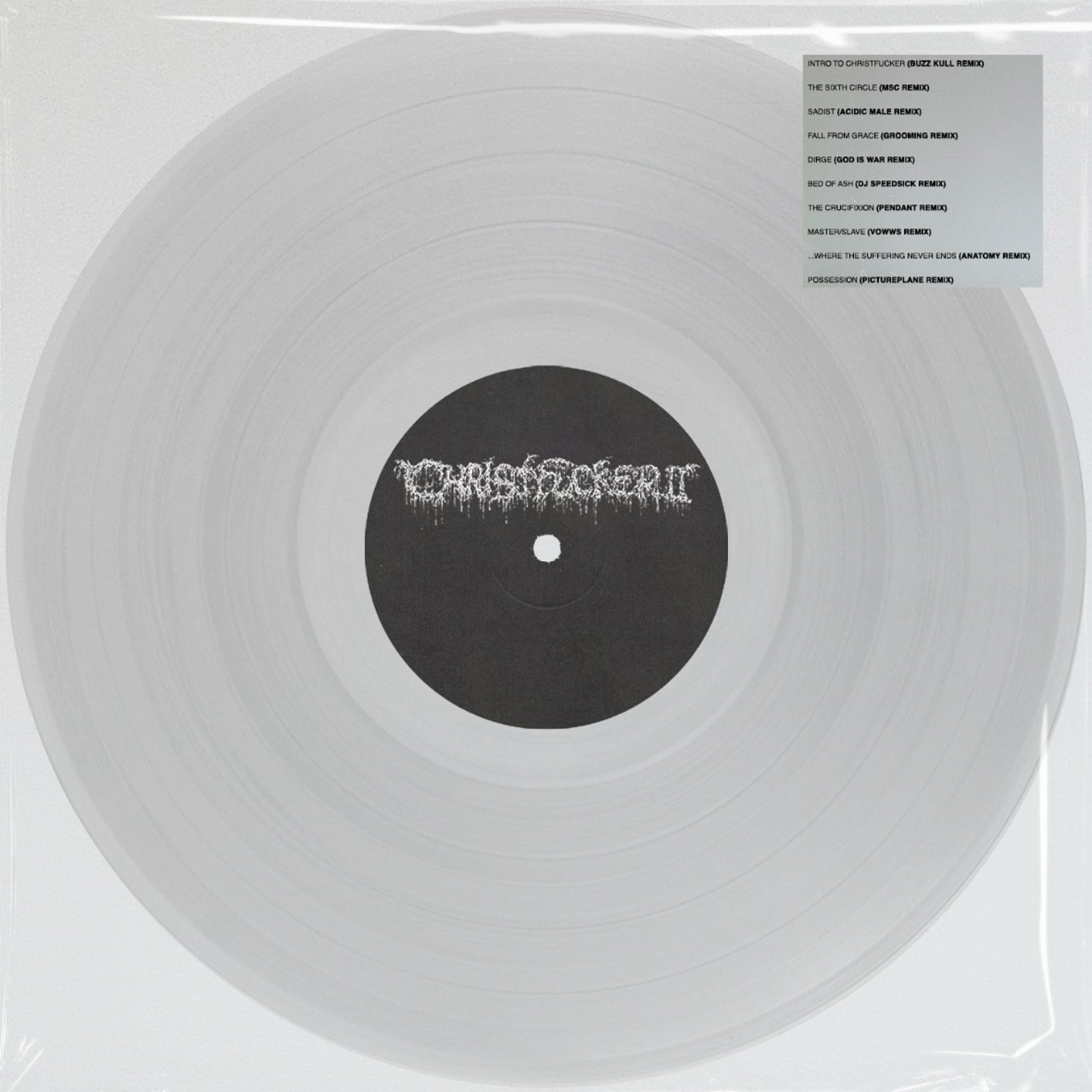 &lsquo;CHRISTFUCKER II&rsquo; OUT NOW
LISTEN/BUY: https://pog.lnk.to/christfuckerii

Featuring remixes from&hellip;

@buzzkull
@msc_user01090804
@acidic____________________male
@groomingbpm
@crimesofthecrown777
@djspeedsick
@pendant000
@vowwsband
@an