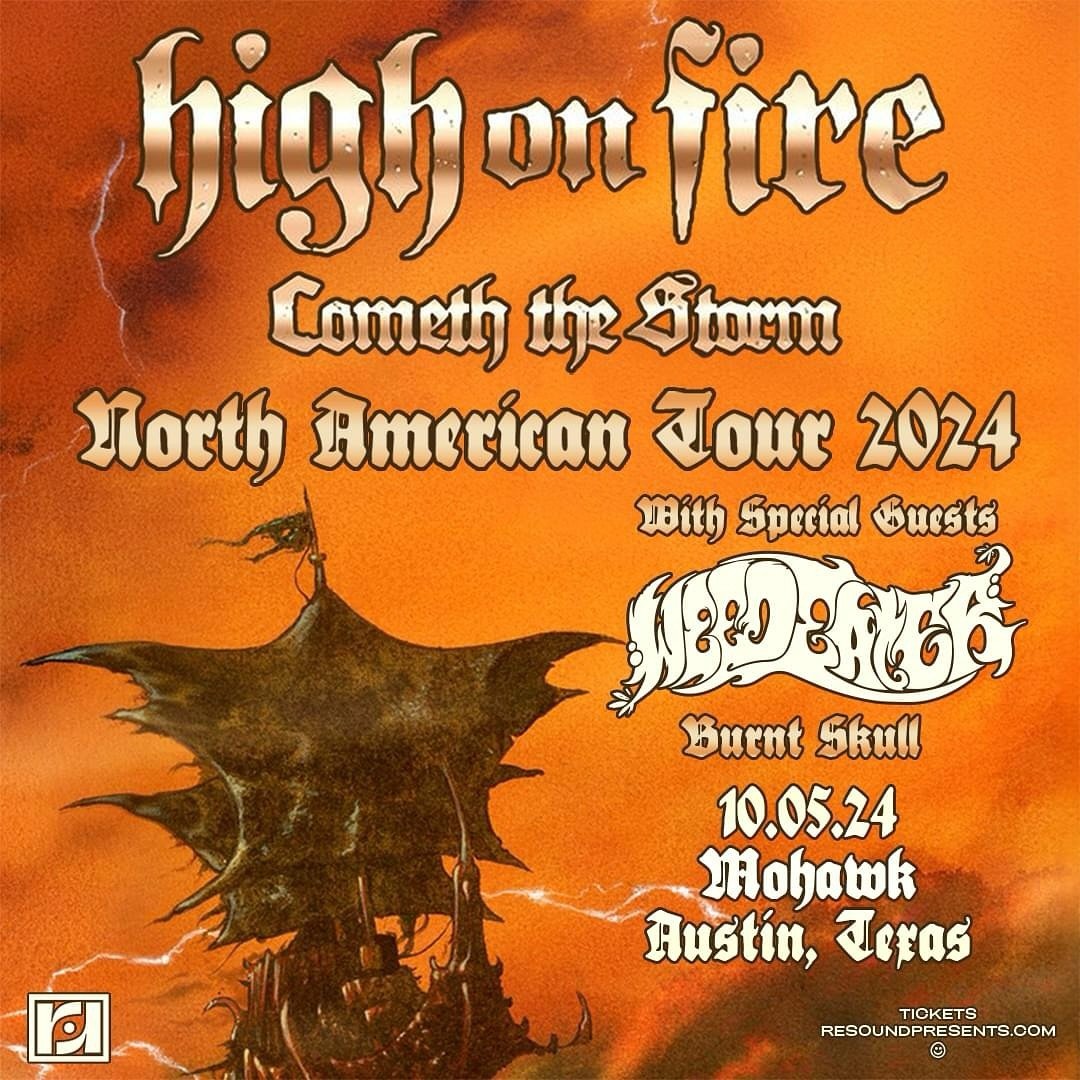 @burntskull with @highonfireband &amp; @weedeaterband tonight at @mohawkaustin! Legendary&hellip;