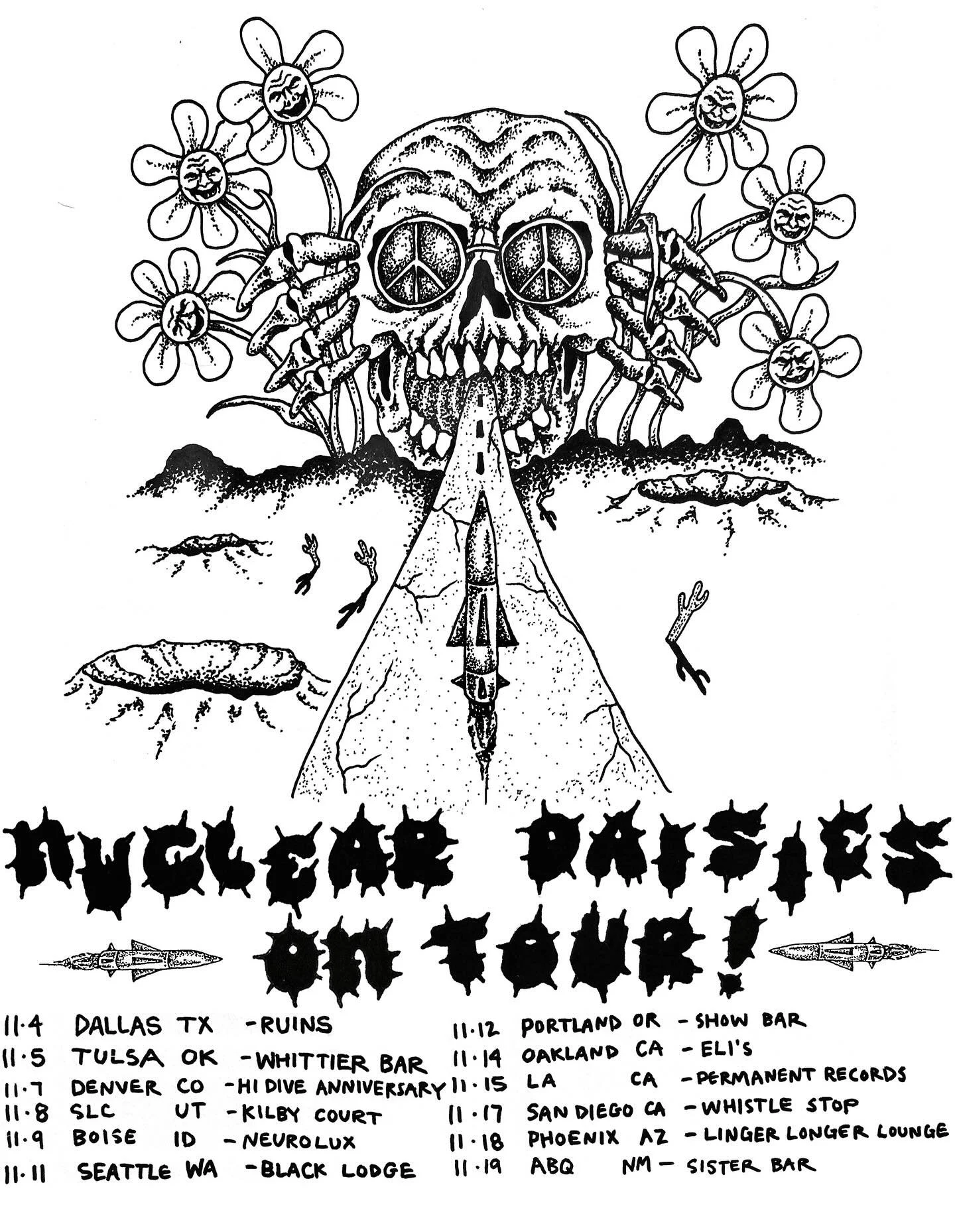 @nukedaisiesnow head out on tour in support of their new album &lsquo;First Taste of Heaven&rsquo; this November. Get tickets while you can, these are shows you do not want to miss&hellip;

Link in bio.