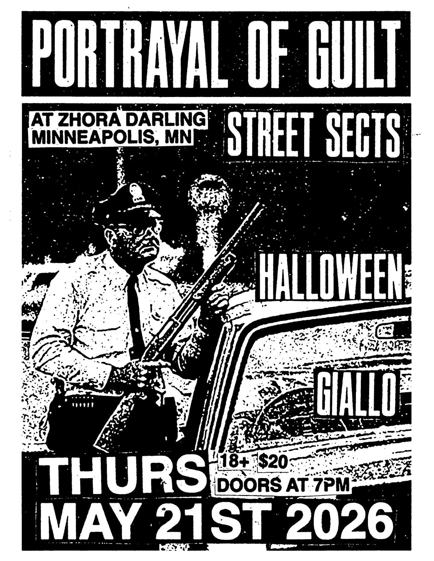 MINNEAPOLIS, MN 5/21
w/ @streetsects, @halloween.hq &amp; Giallo

Ticket link in bio.