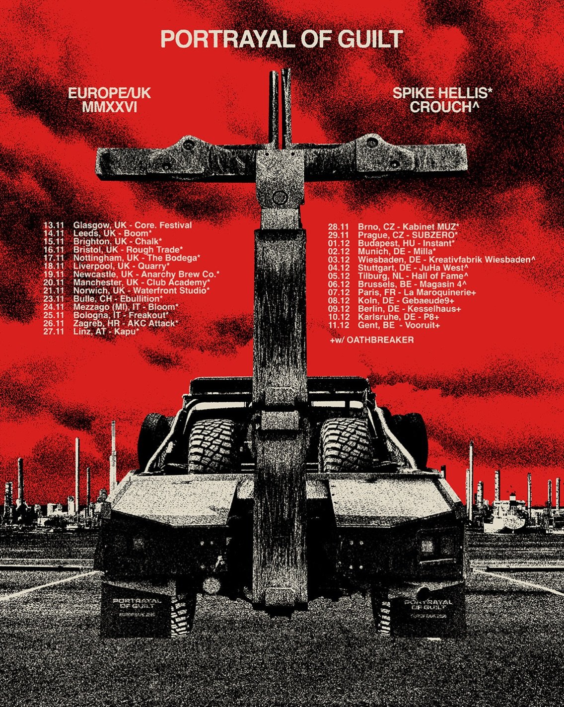 &lsquo;&hellip;BEGINNING OF THE END&rsquo;

EUROPE/UK TOUR
w/
@spike.hellis
@crouch_official

TICKETS ON SALE NOW

Link in bio.