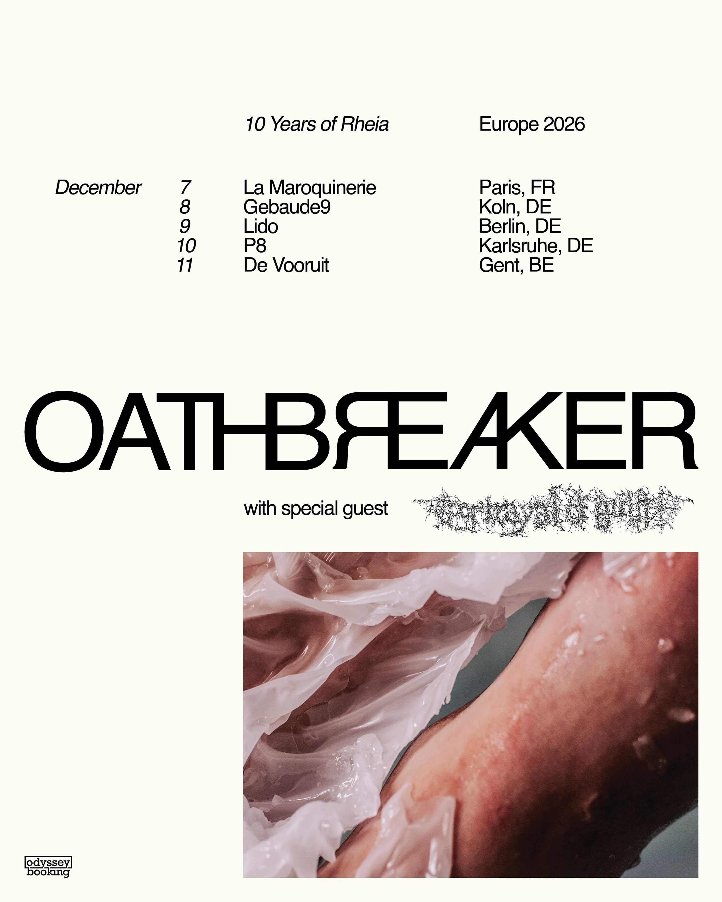 European dates with @theoathbreakerreigns this December, tickets on sale tomorrow.

More to come&hellip;