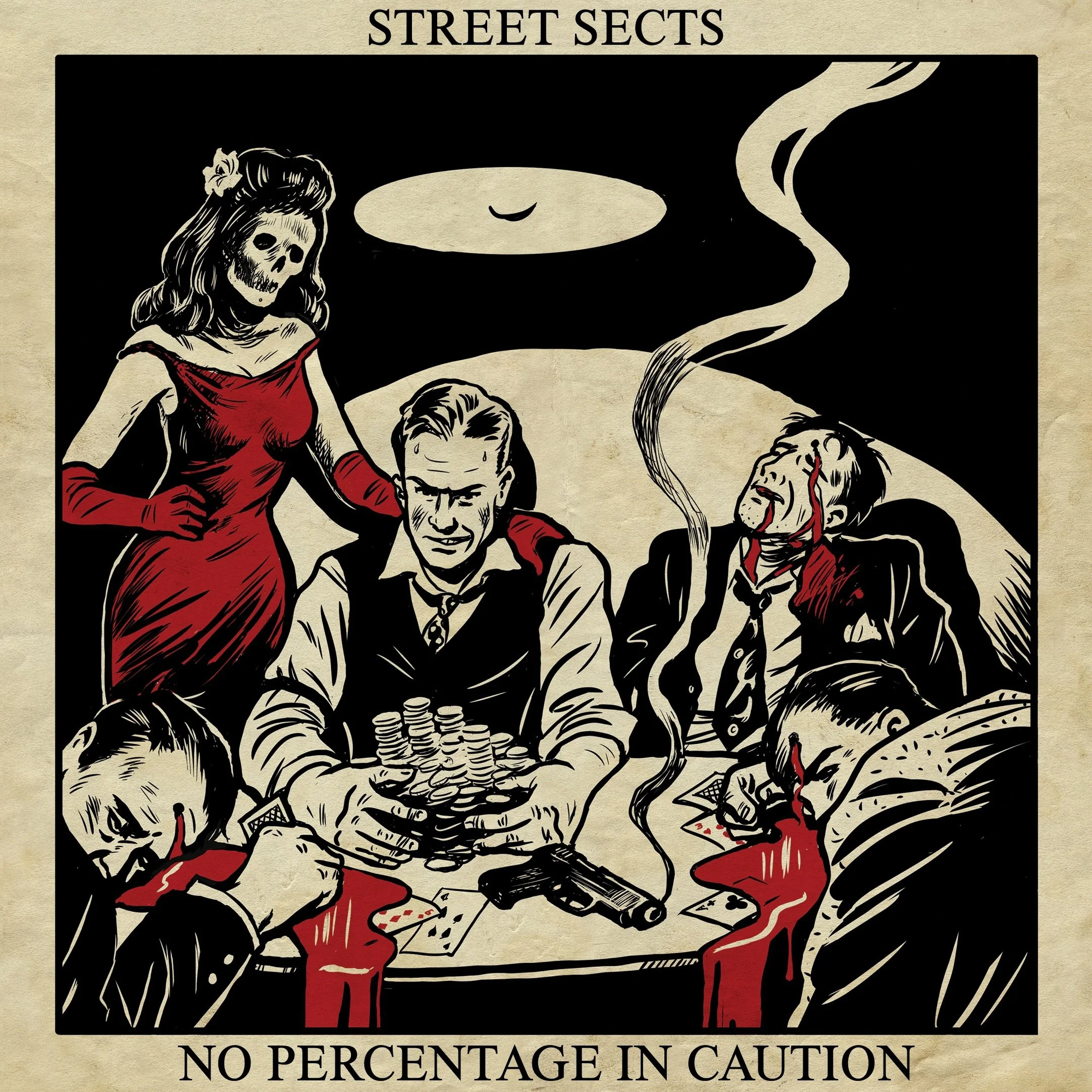 @streetsects&rsquo; &lsquo;No Percentage in Caution&rsquo; 7&rdquo; is out now. Stream both tracks, including the newly released &ldquo;Bench Warrant&rdquo; and pick up what&rsquo;s left of these physical copies while you can. This might be the only 