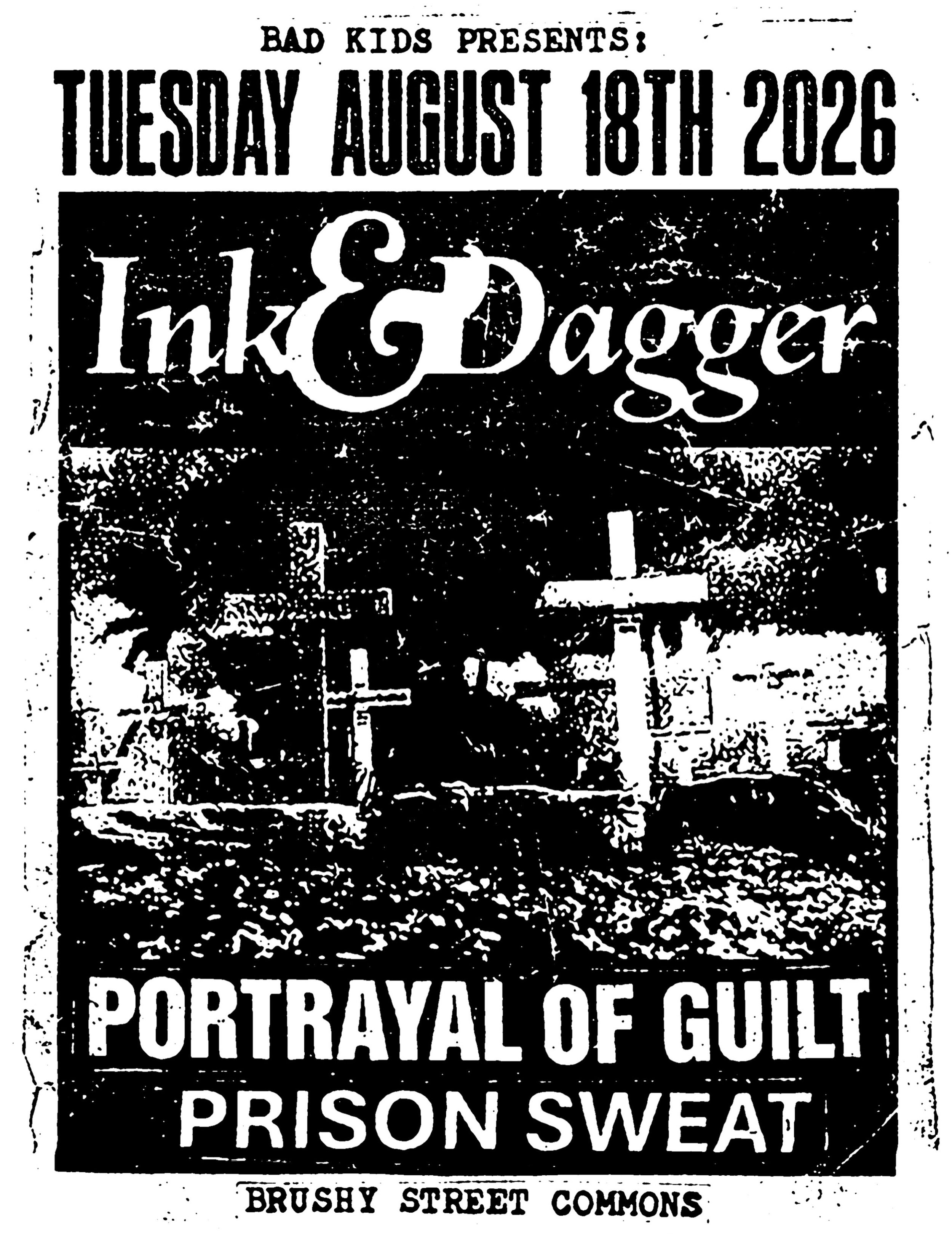 We&rsquo;re back in Austin next week for our final hometown show of the year with @inkanddaggerofficial and Prison Sweat. If you&rsquo;re in town, do not miss this&hellip;

Ticket link in bio.