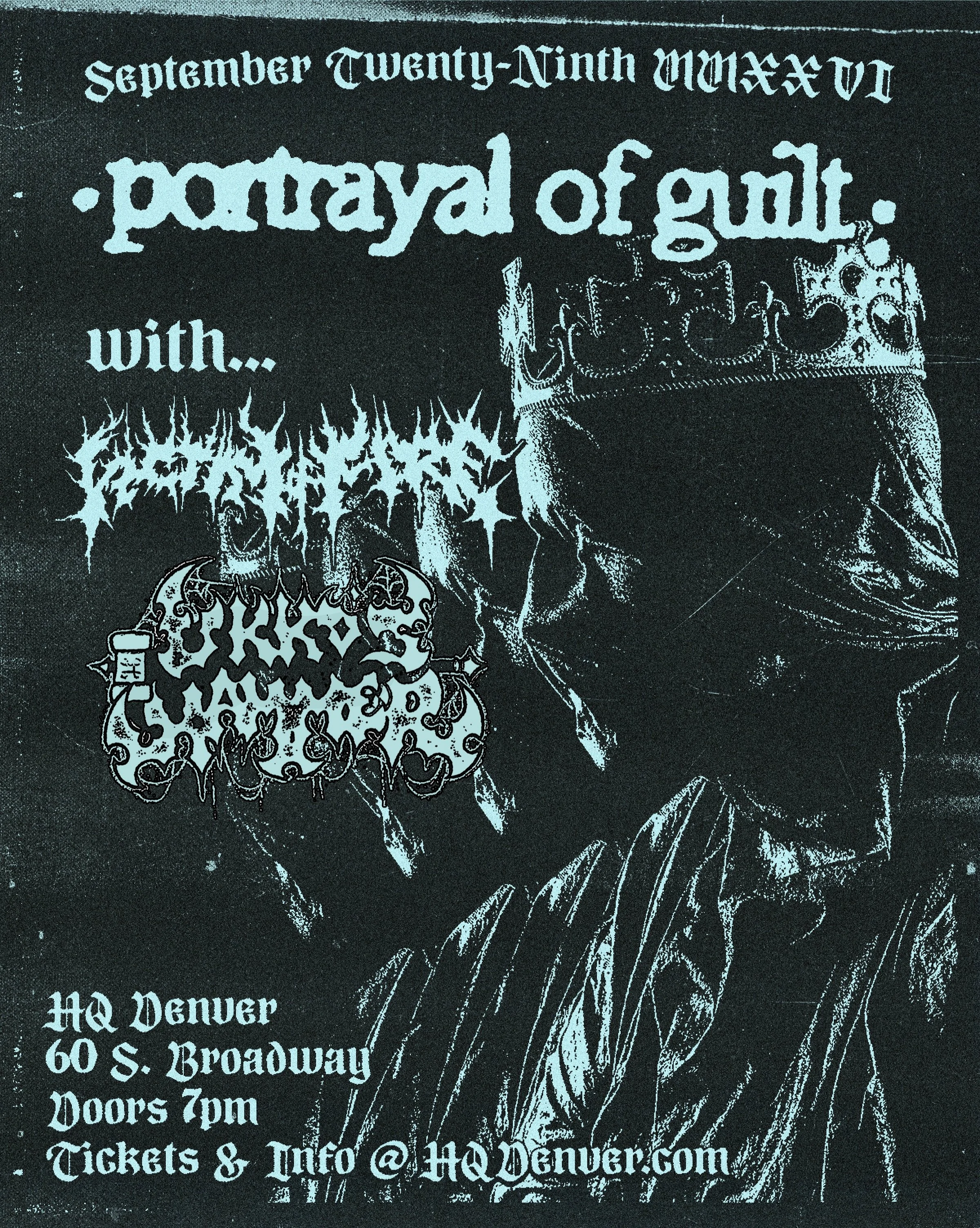 DENVER 9/29
w/ @victimovfire &amp; @ukkoshammer

Ticket link in bio.