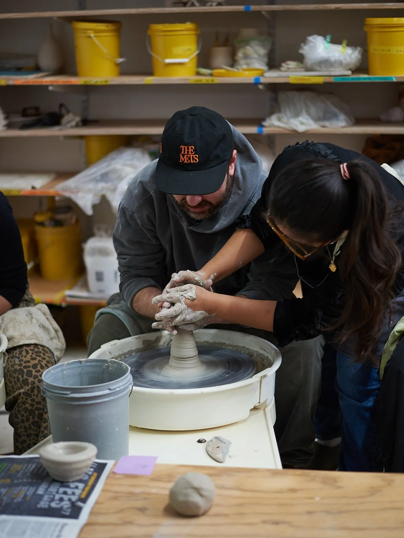 Not sure where to start? That&rsquo;s what Try Nights are for! Choose wheel throwing on April 4 or hand building on April 11. Spots are limited, so grab yours and tag someone who needs Saturday night plans!

#clayspacebk #potterystudio #potteryclass 