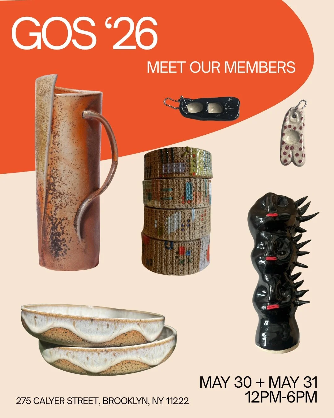 Meet the rest of our Members participating in @greenpointopendstudios!

Check out their work May 30+31st from 12-6pm in our main studio located at 275 Calyer Street! 

@s_l_o_w_d_a_y_s
@lwann
@lowroadceramics
@norahstoner
@Smunion
@Blueeyedbirdnclay
