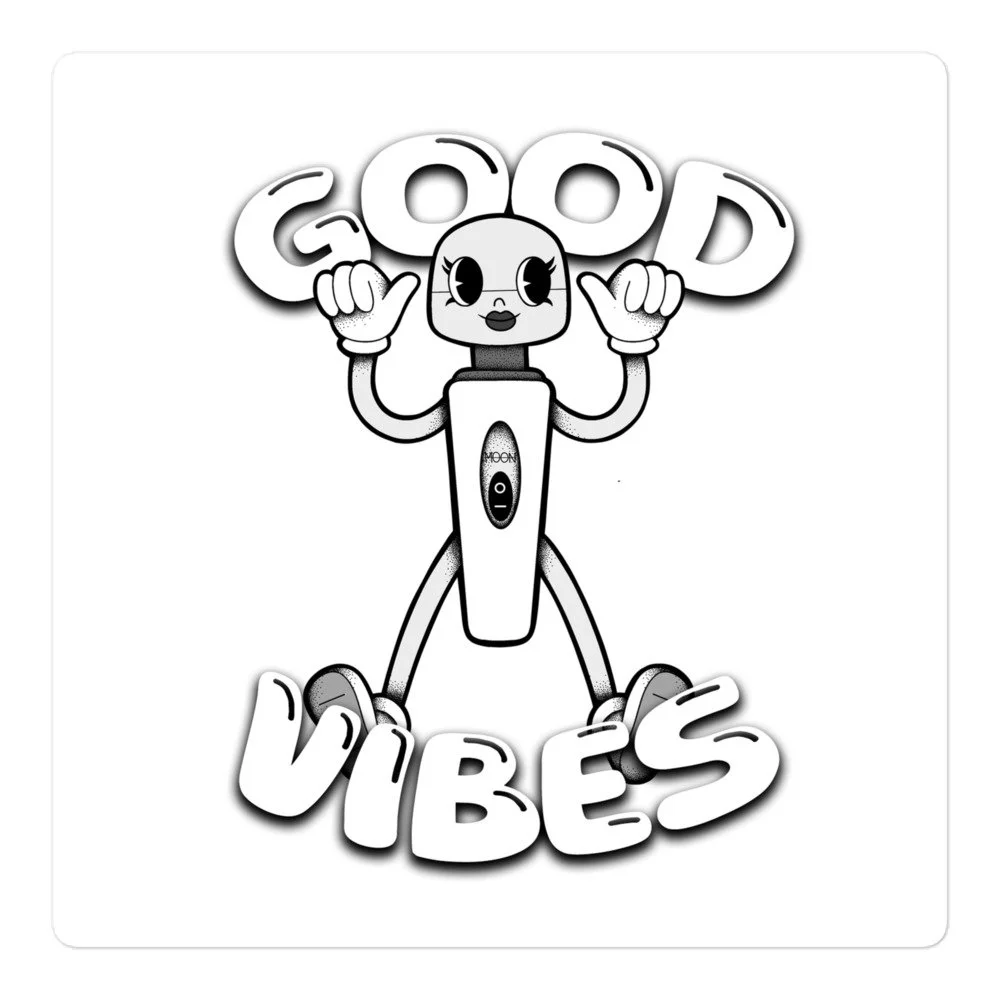 GOOD VIBES 'MAGIC WAND' STICKER