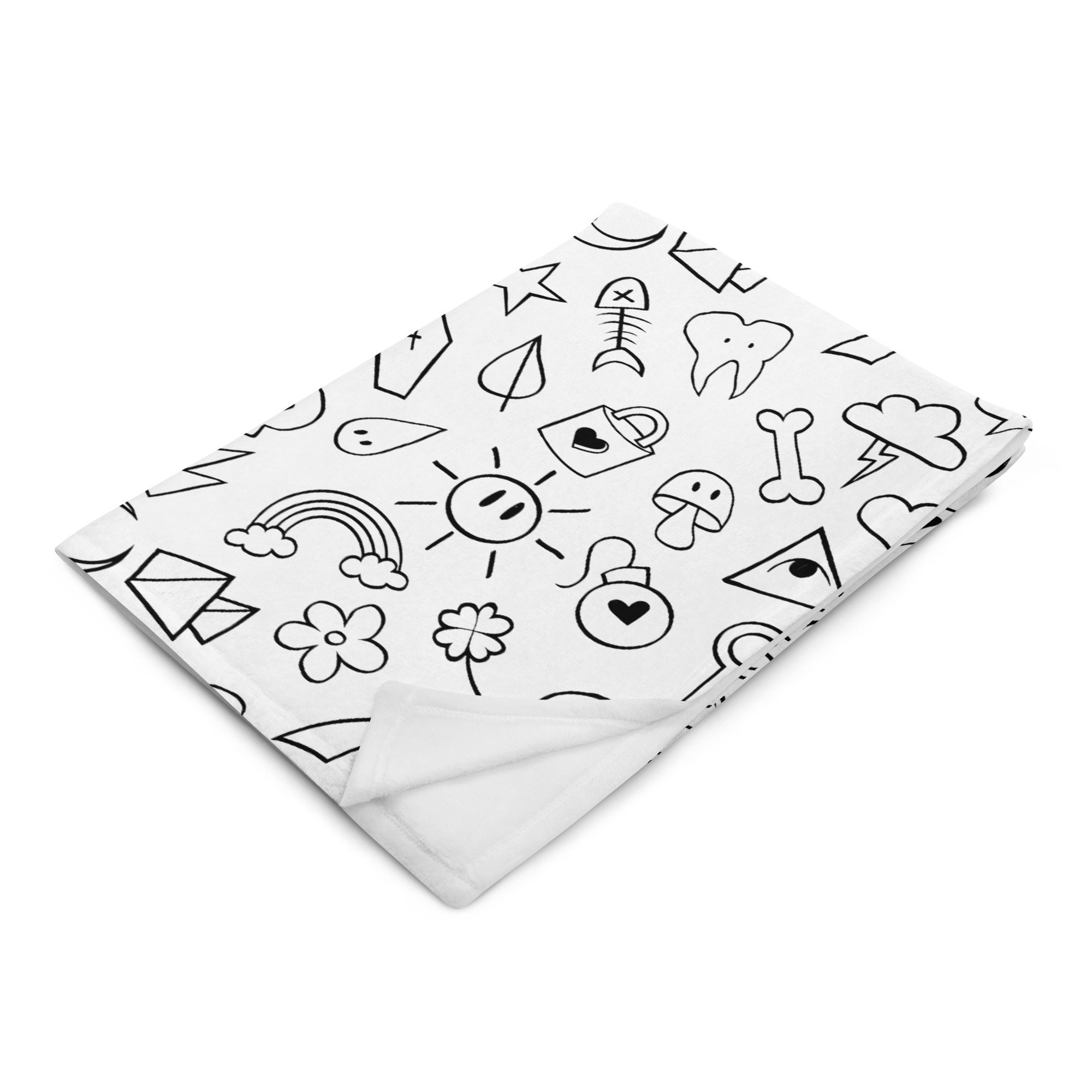 CREEPY CUTE THROW BLANKET