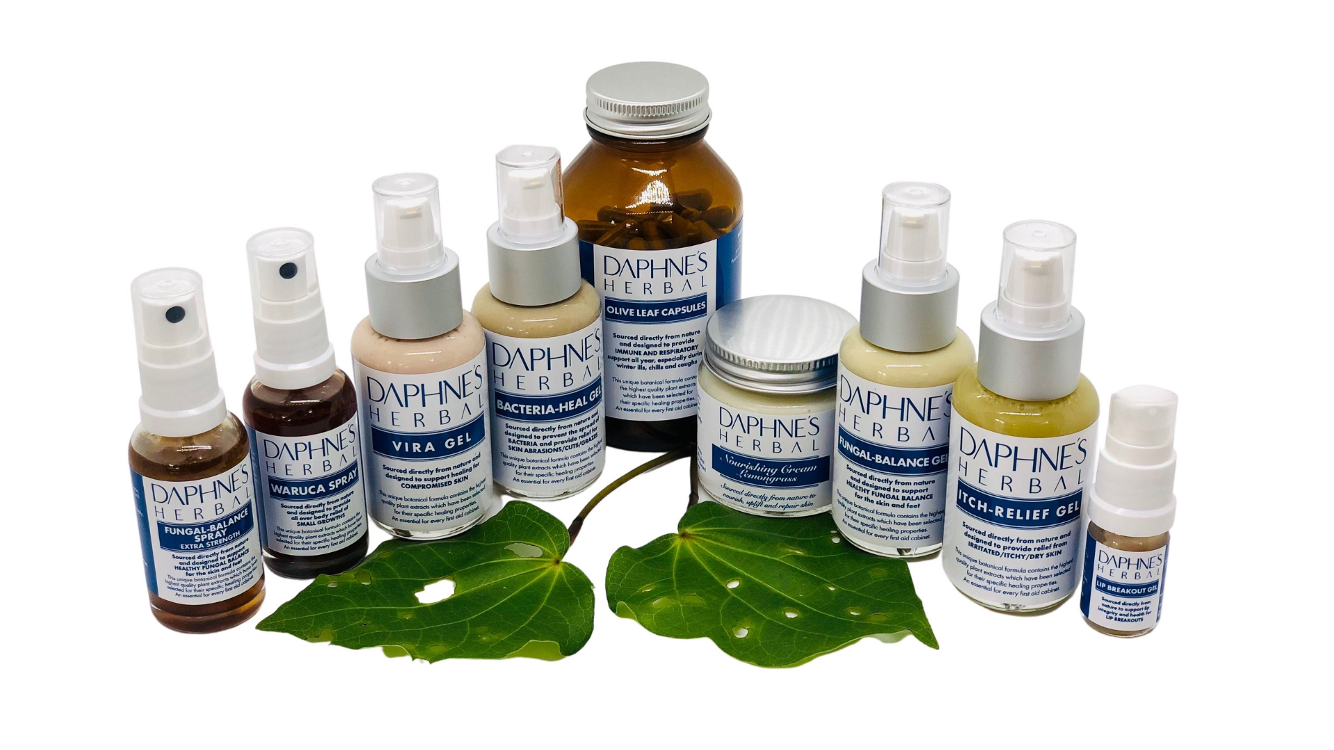 Daphne's Herbal product range.