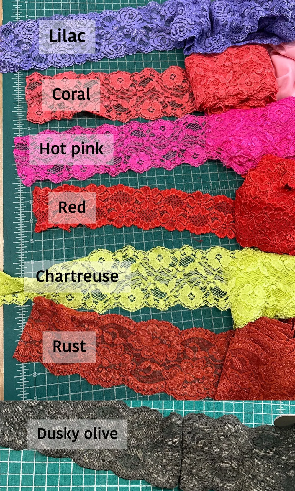 Spandex Lace Trim Bike Shorts High Waist Made To Order  ALLIHALLA